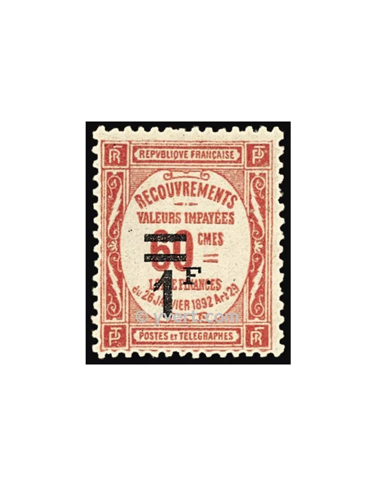 n° 53 - Timbre France Taxe