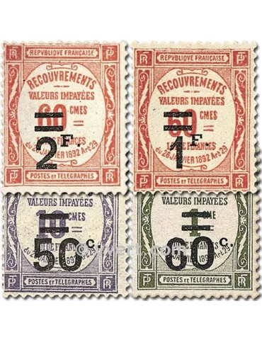 n° 51/54 - Timbre France Taxe 2