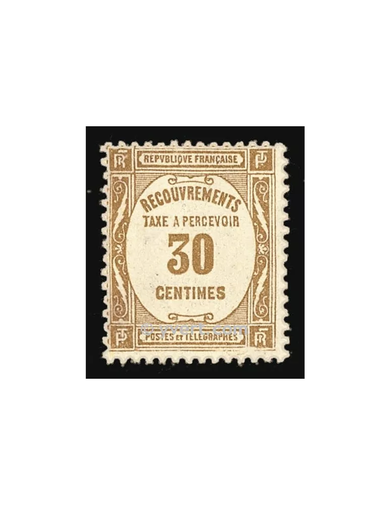 n° 57 - Timbre France Taxe