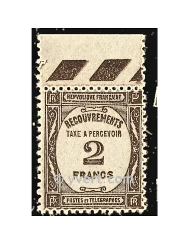 n° 62 - Timbre France Taxe 2