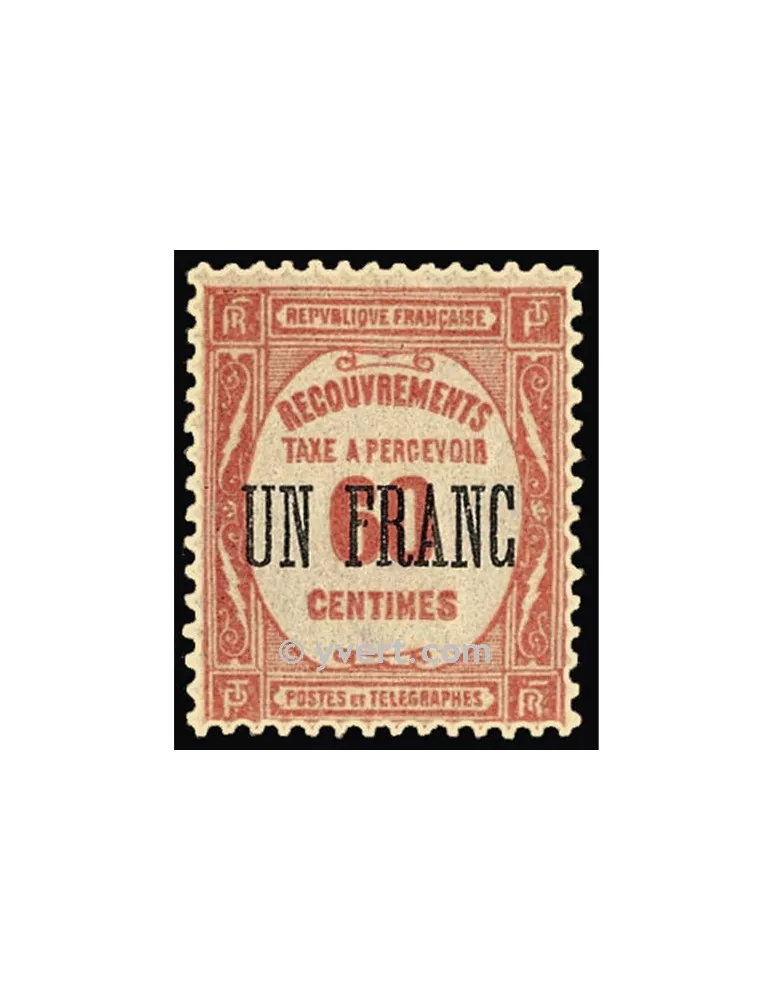 n° 63 - Timbre France Taxe