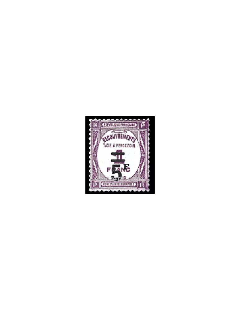 n° 65 - Timbre France Taxe