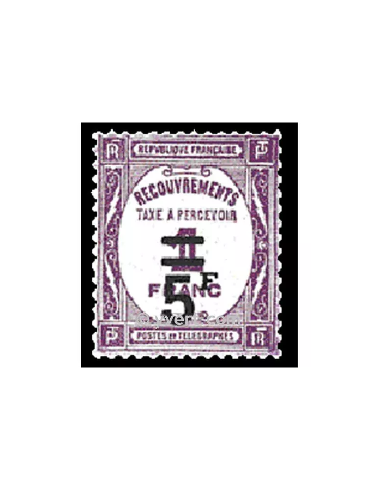 n° 65 - Timbre France Taxe