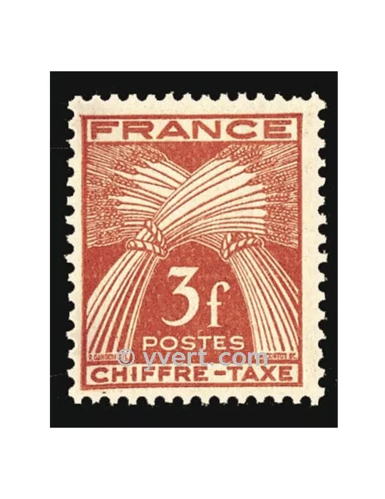 n° 73 - Timbre France Taxe