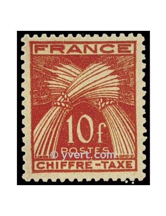 n° 76 - Timbre France Taxe