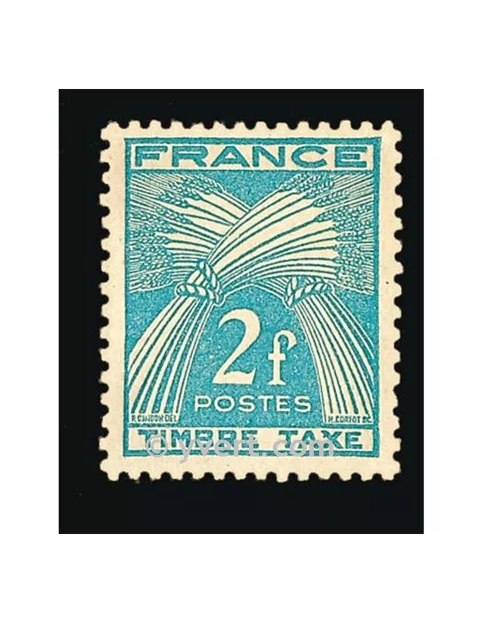 n° 82 - Timbre France Taxe