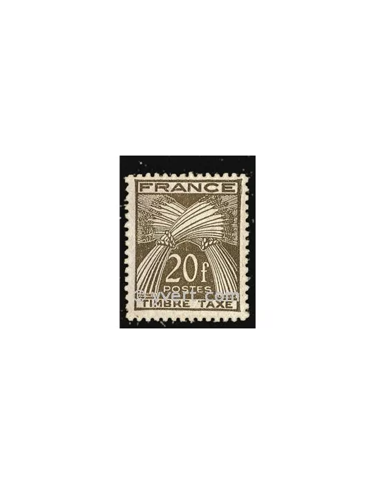 n° 87 - Timbre France Taxe