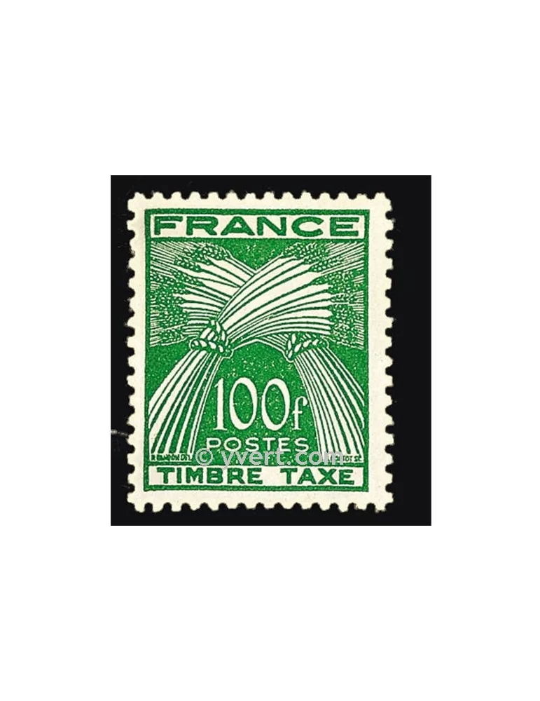 n° 89 - Timbre France Taxe