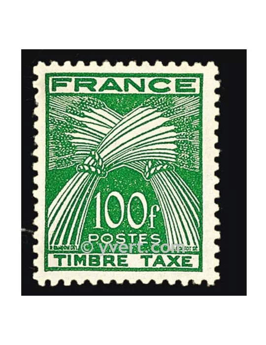 n° 89 - Timbre France Taxe