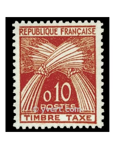 n° 91 - Timbre France Taxe 2