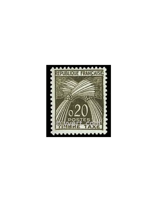 n° 92 - Timbre France Taxe