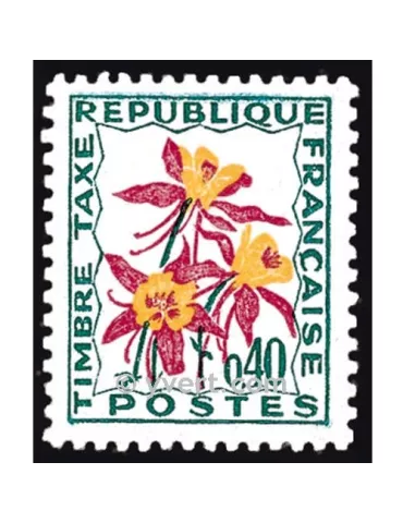 n° 100 - Timbre France Taxe 2