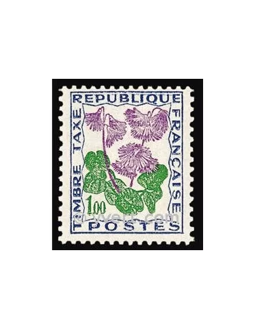 n° 102 - Timbre France Taxe