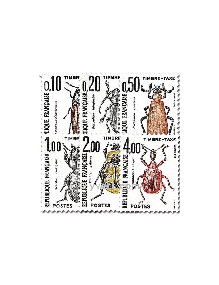 n° 103/108 - Timbre France Taxe