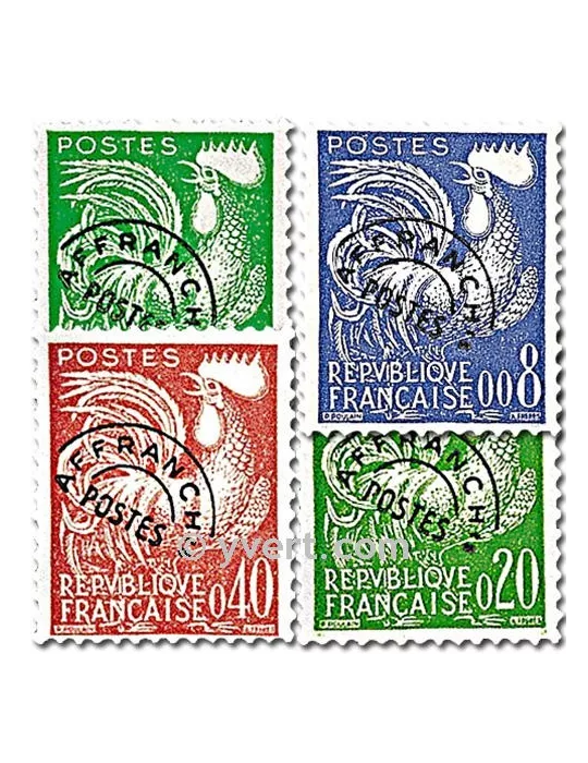 n° 119/122 - Timbre France Préoblitérés