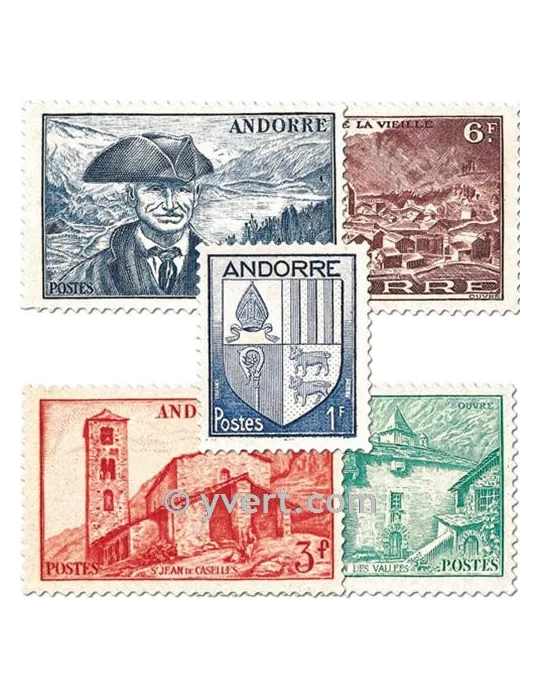 n° 119/137 - Timbre Andorre Poste