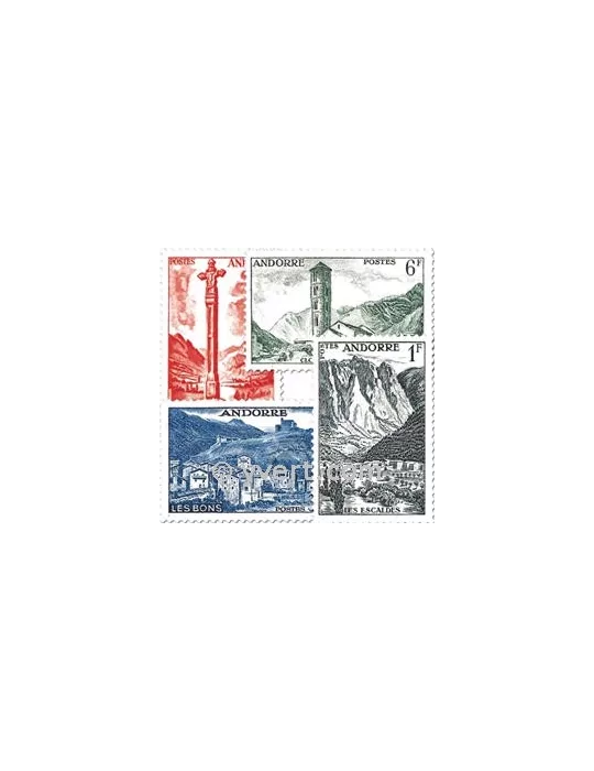 n° 138/153 - Timbre Andorre Poste