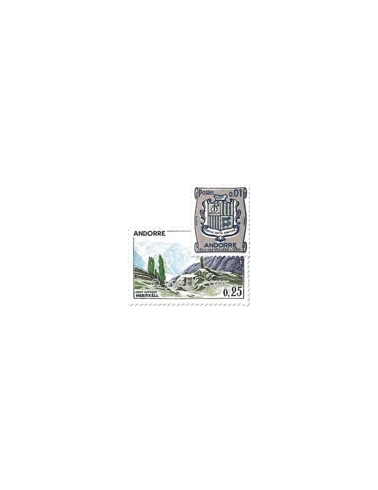 n° 153A/164 - Timbre Andorre Poste