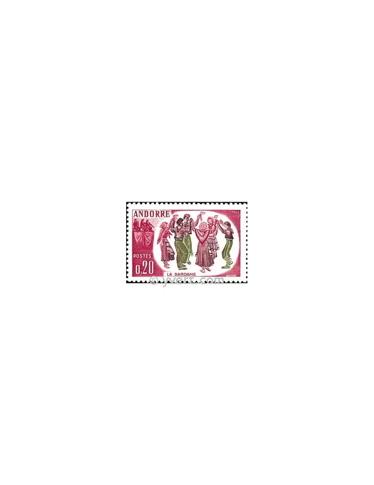 n° 166 - Timbre Andorre Poste
