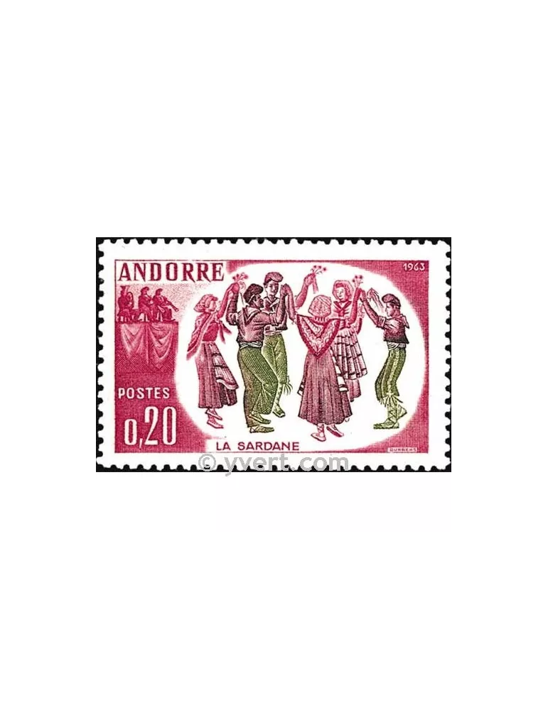 n° 166 - Timbre Andorre Poste