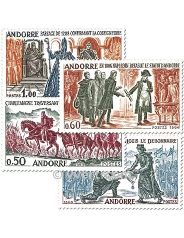 n° 167/170 - Timbre Andorre Poste 2