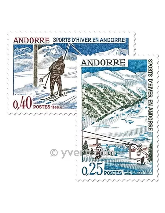 n° 175/176 - Timbre Andorre Poste