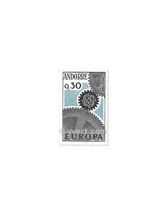 n° 179/180 - Timbre Andorre Poste