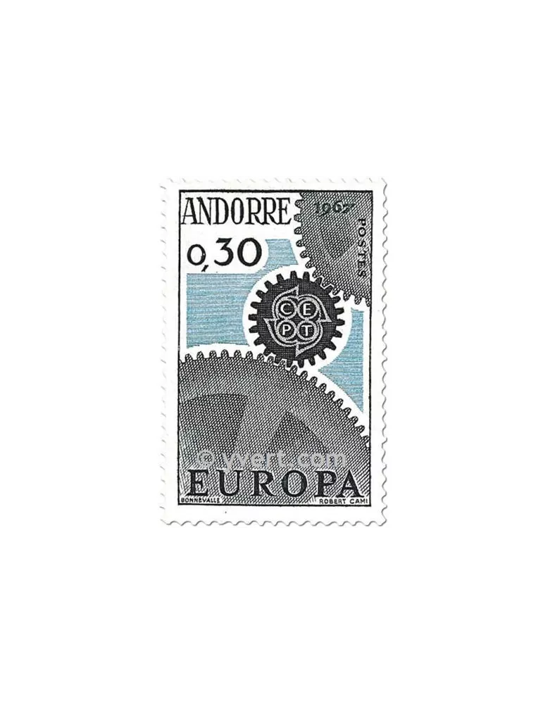 n° 179/180 - Timbre Andorre Poste
