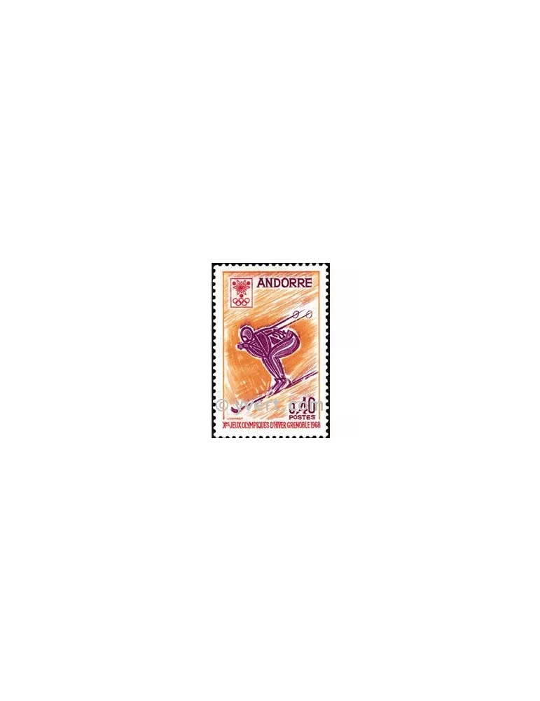 n° 187 - Timbre Andorre Poste