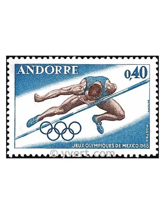 n° 190 - Timbre Andorre Poste
