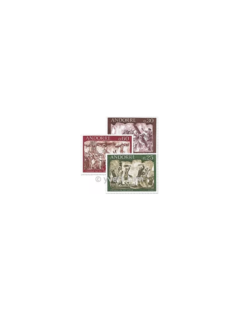 n° 191/193 - Timbre Andorre Poste