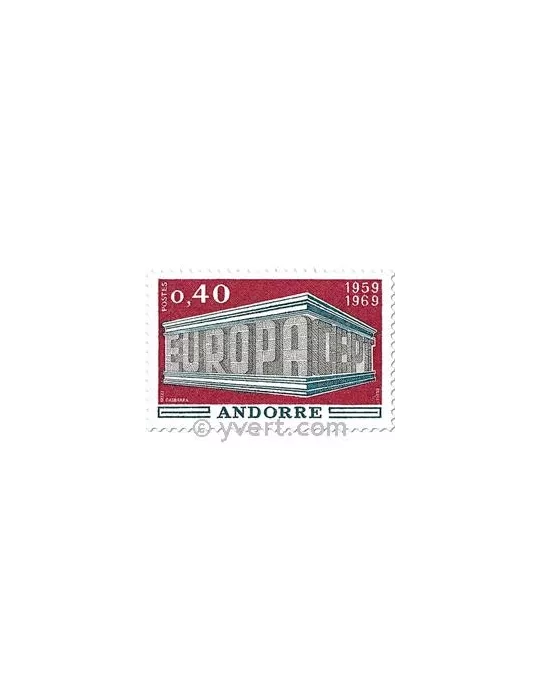 n° 194/195 - Timbre Andorre Poste