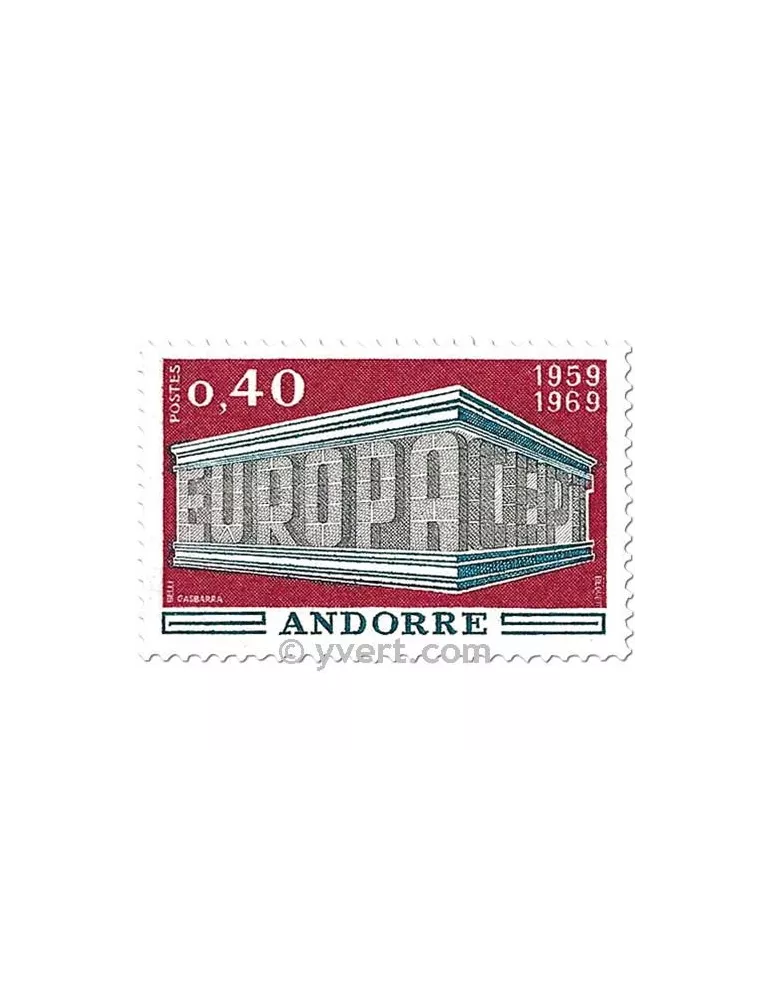 n° 194/195 - Timbre Andorre Poste