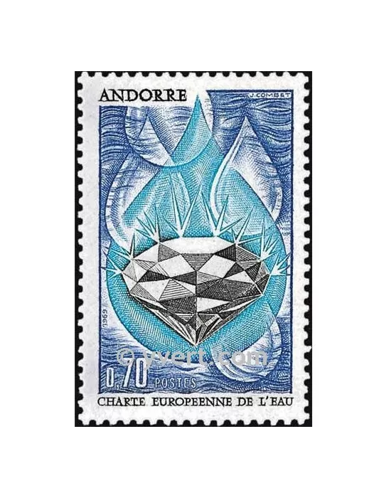 n° 197 - Timbre Andorre Poste