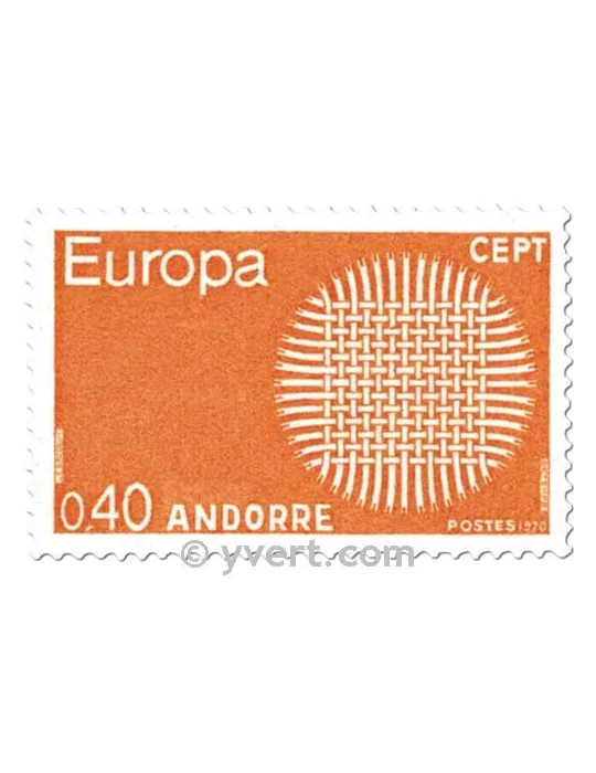 n° 202/203 - Timbre Andorre Poste