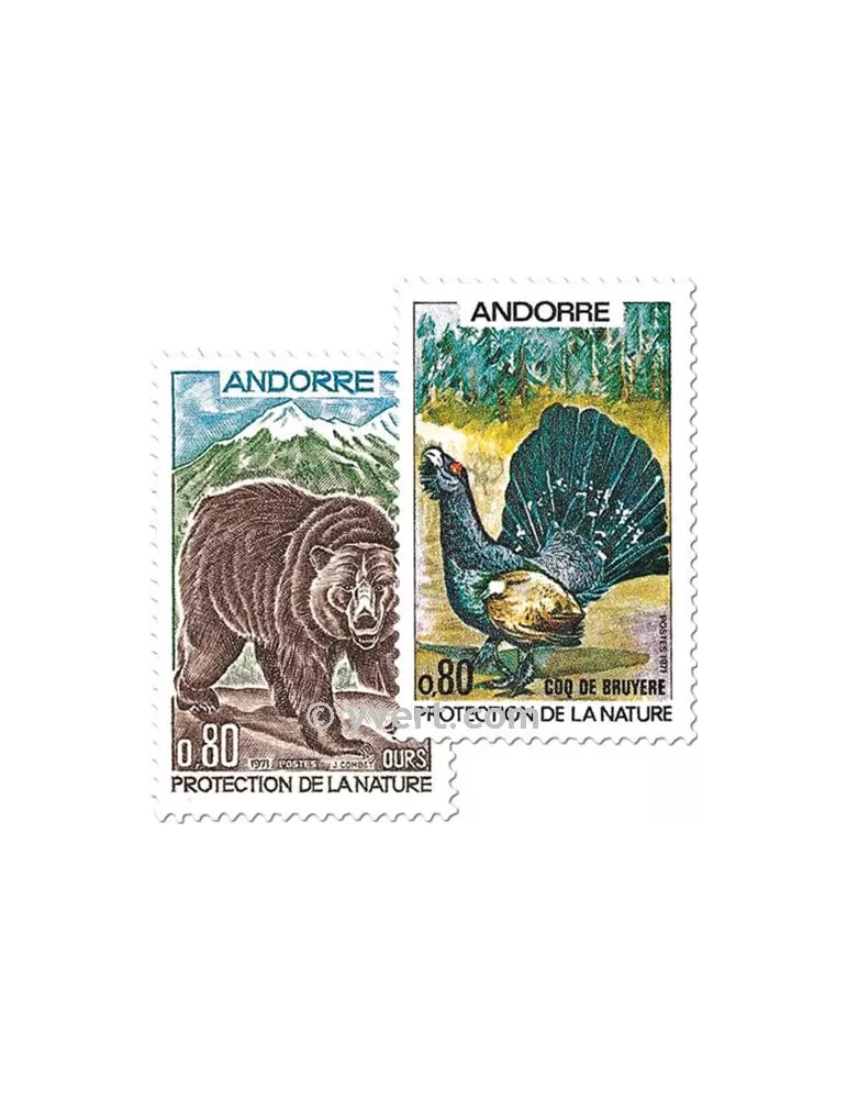 n° 210/211 - Timbre Andorre Poste