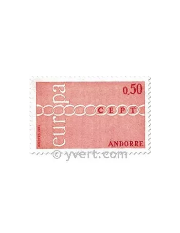 n° 212/213 - Timbre Andorre Poste