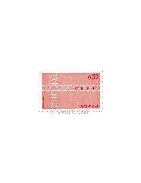 n° 212/213 - Timbre Andorre Poste