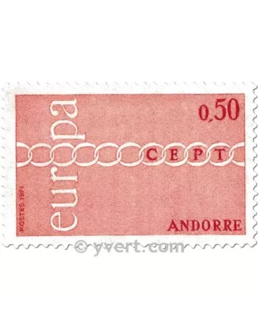 n° 212/213 - Timbre Andorre Poste 2