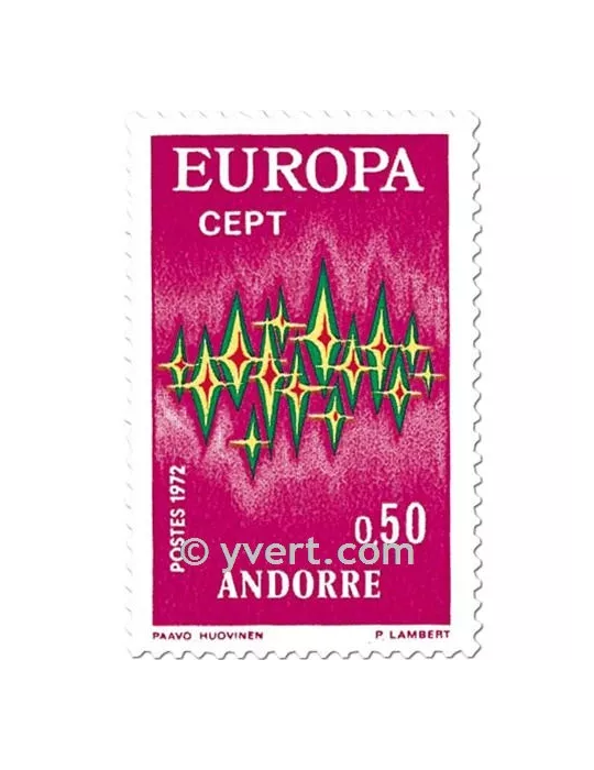 n° 217/218 - Timbre Andorre Poste