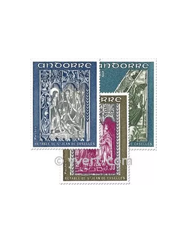 n° 221/223 - Timbre Andorre Poste