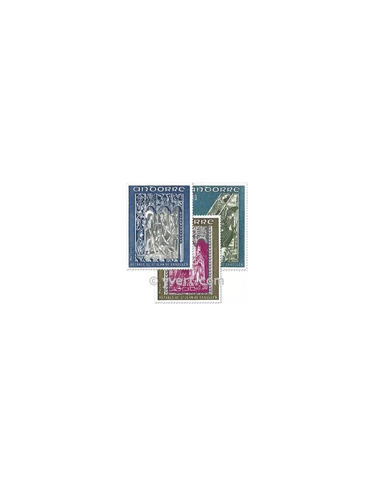 n° 221/223 - Timbre Andorre Poste