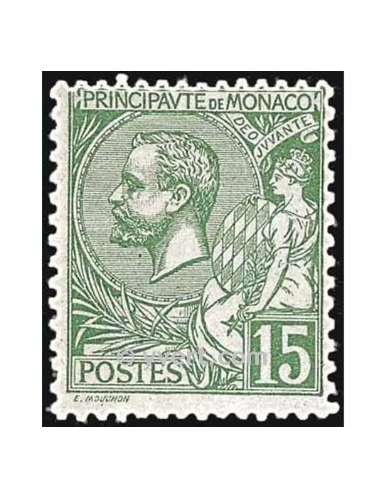 n° 44 - Timbre Monaco Poste