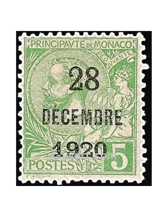 n° 48 - Timbre Monaco Poste