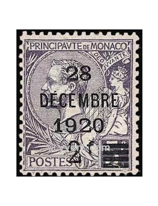 n° 50 - Timbre Monaco Poste