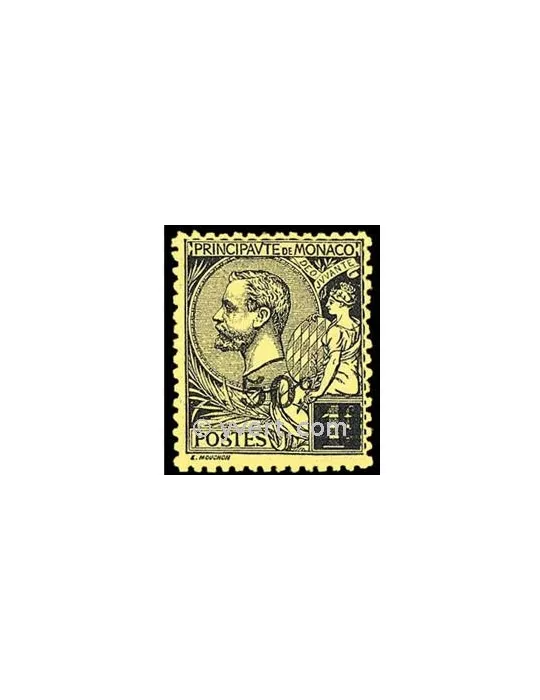 n° 53 - Timbre Monaco Poste