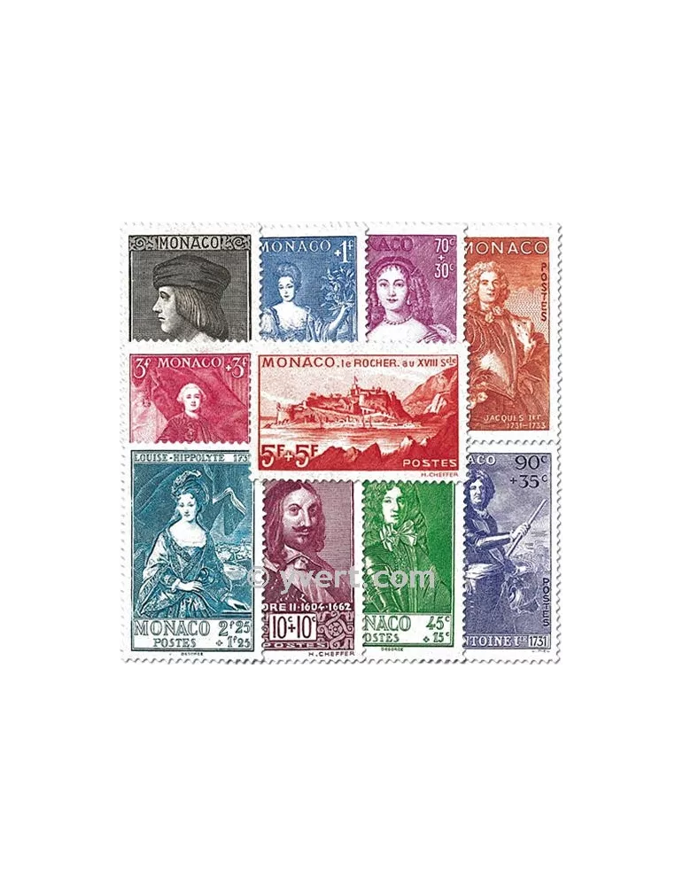 n° 185/194 - Timbre Monaco Poste