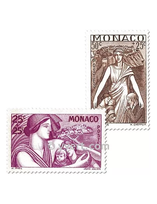 n° 215/224 - Timbre Monaco Poste