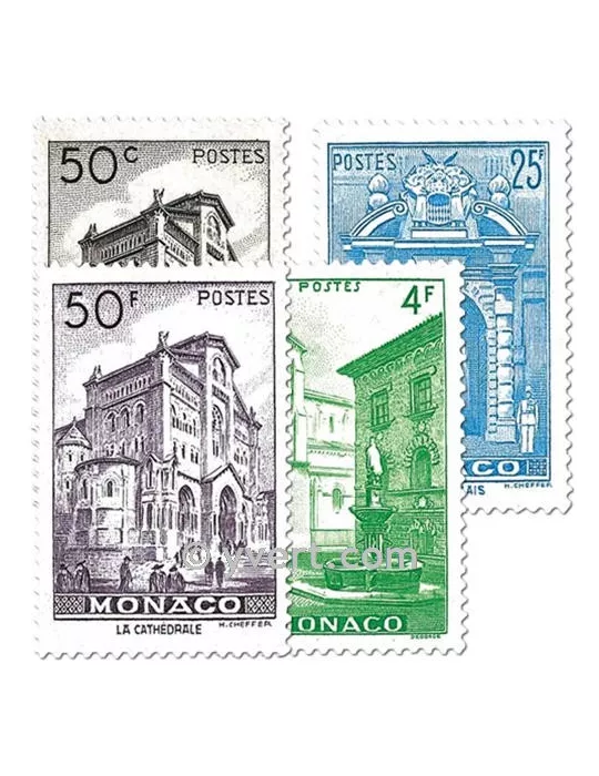n° 307/313C - Timbre Monaco Poste