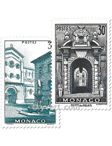 n° 369/370 - Timbre Monaco Poste 2